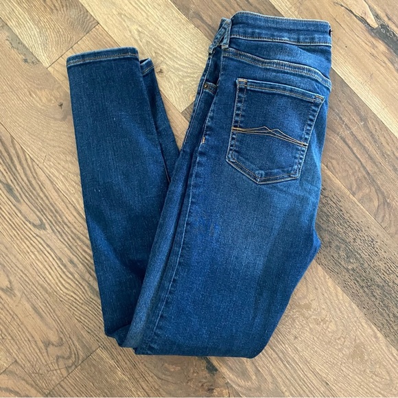 Jack Wills Ferham Super Skinny Crop Blue Denim Size 28 - Picture 4 of 13
